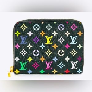 NWT Authentic limited LV Murakami Monogram Zippy Coin